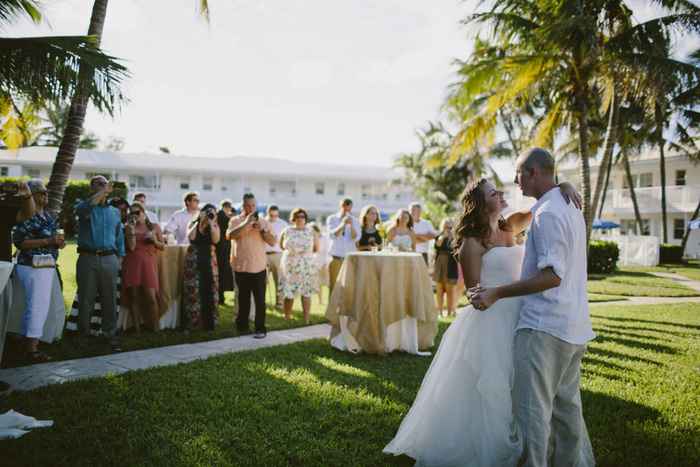 bride and groom first dance