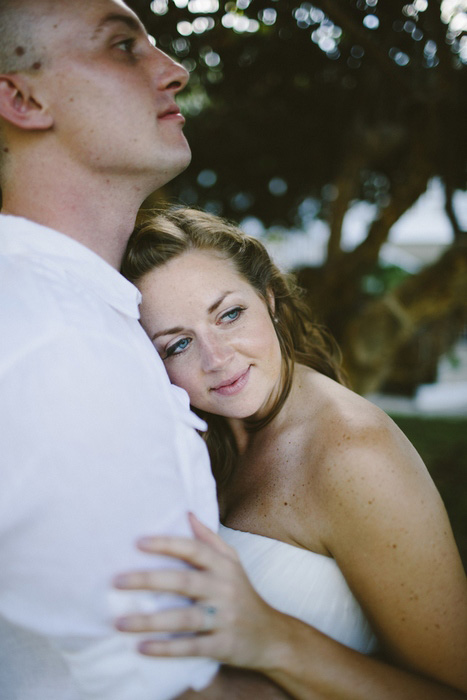 bride and groom portrait