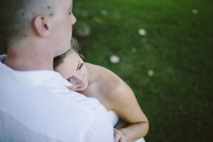 intimate bridal portrait