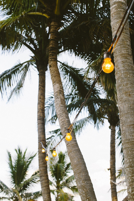 wedding string lights