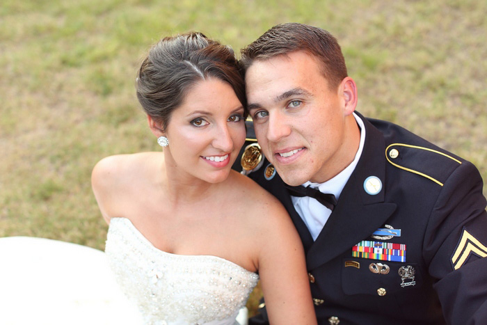 bride and groom portrait