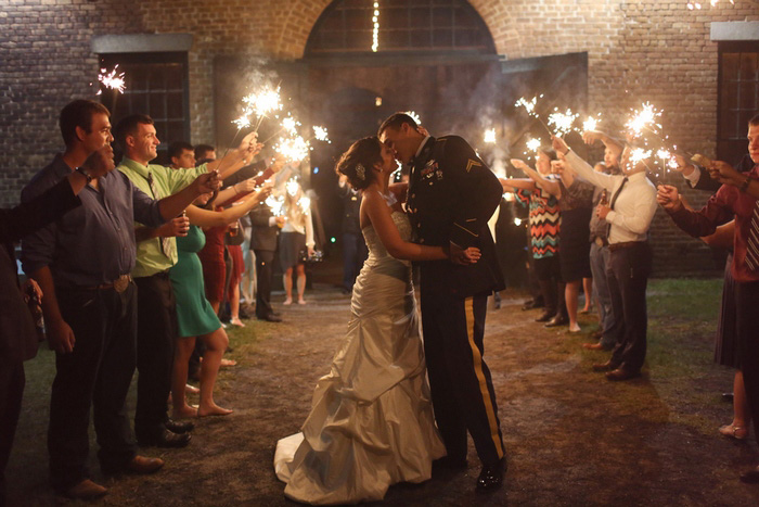 sparkler wedding send-off