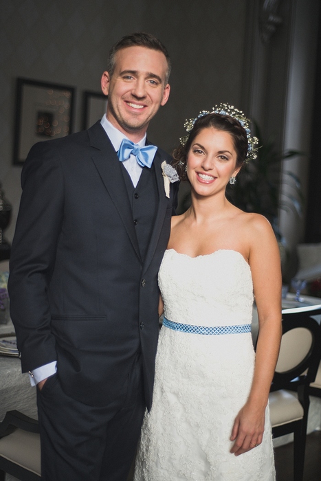 bride and groom portrait