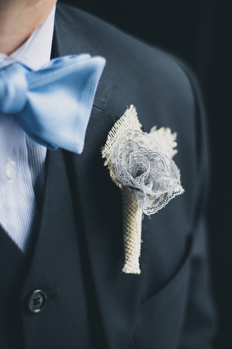 fabric boutonniere