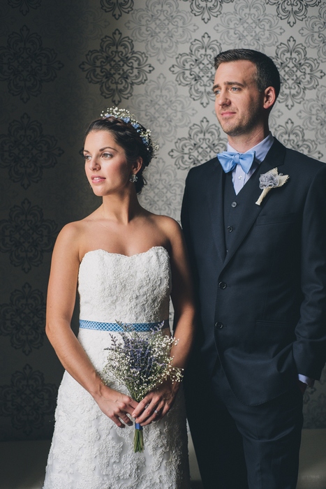 bride and groom portrait