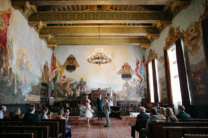 santa barbara courthouse wedding