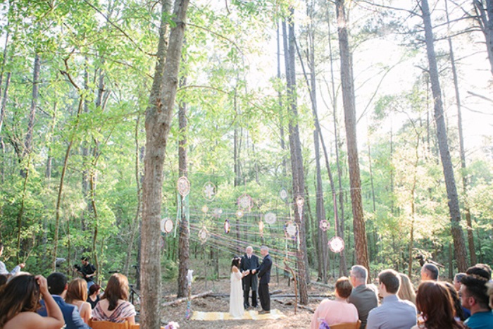 Wedding Ceremony at Retreat in the Pines - Mineola Texas