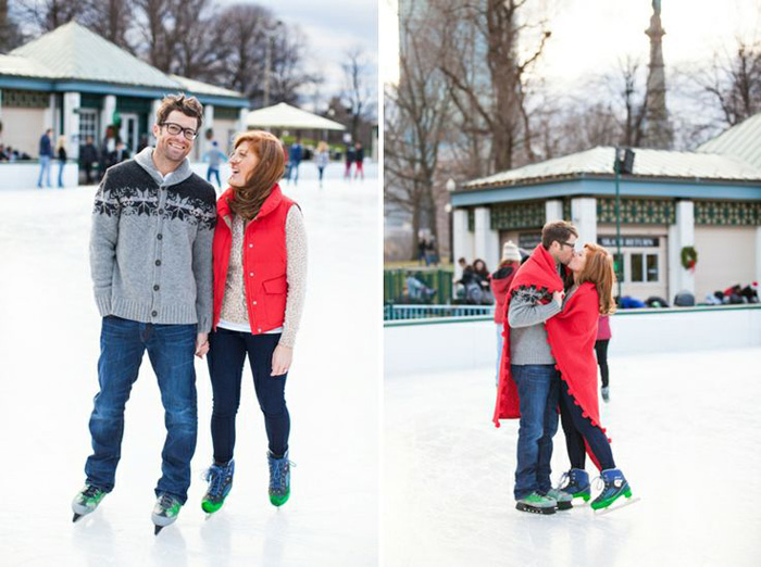 skating engagement session