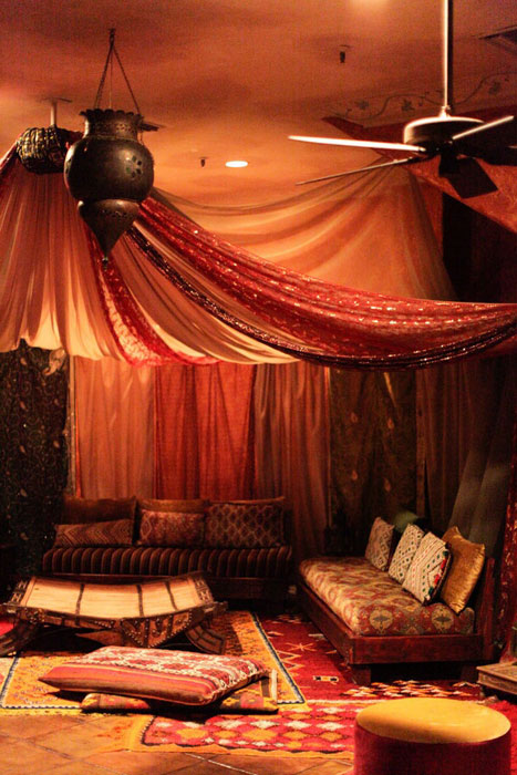 moroccan themed wedding lounge