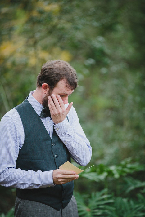 tearful groom