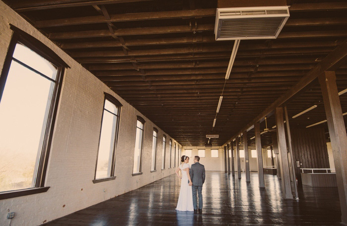 loft wedding portraits