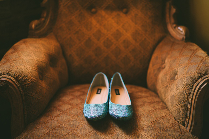 blue wedding flats