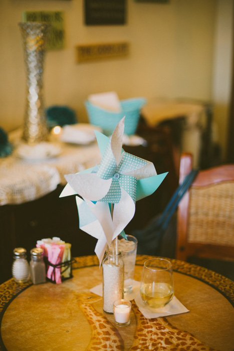 paper pinwheel centerpiece