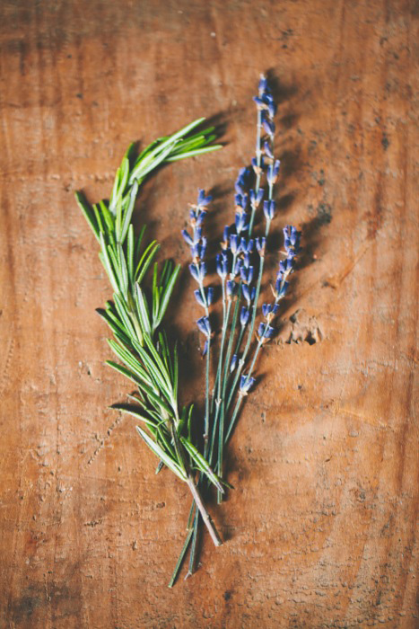 lavender and rosemary