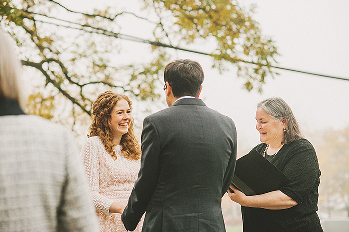 park wedding ceremony