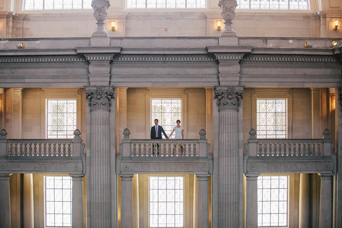 San Francisco City Hall couple portrait