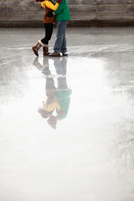 skating rink reflection