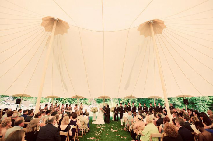 sailcloth tent interior