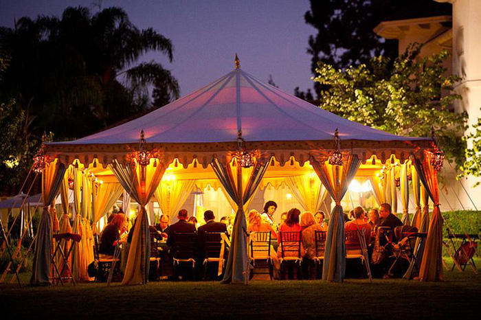 moroccan themed tent