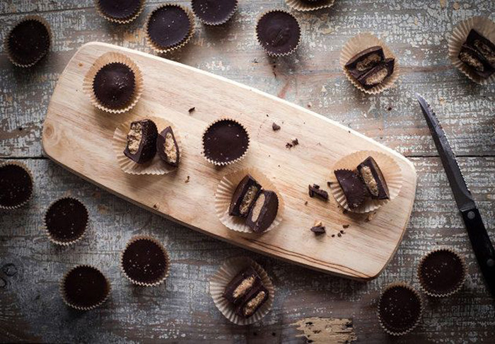 homemade peanut butter cups