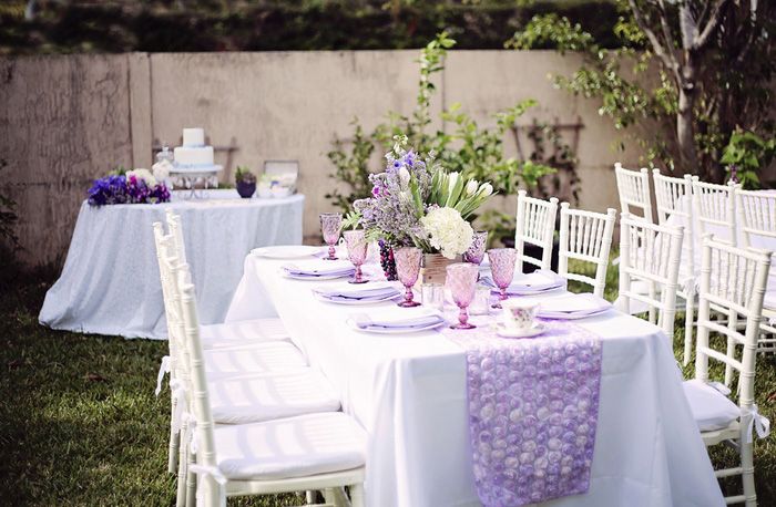 garden wedding reception