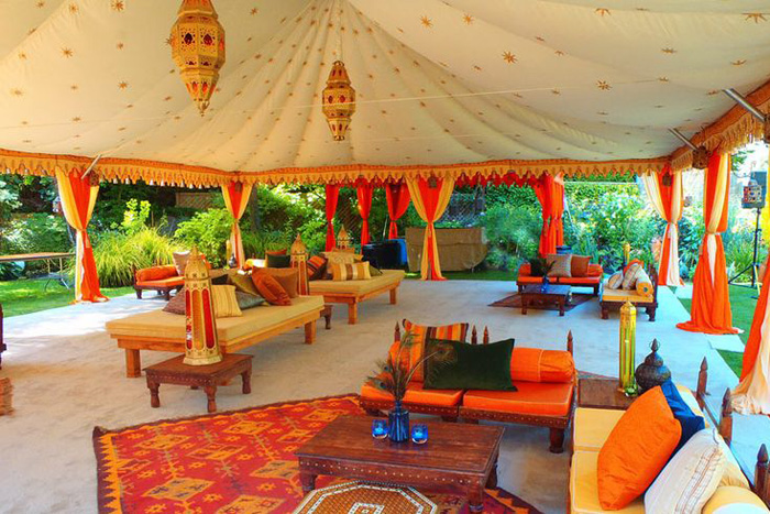 moroccan wedding tent