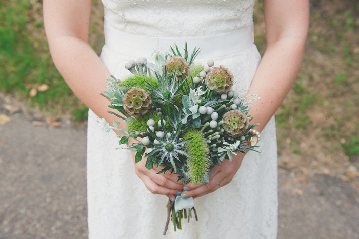 thistle bouquet