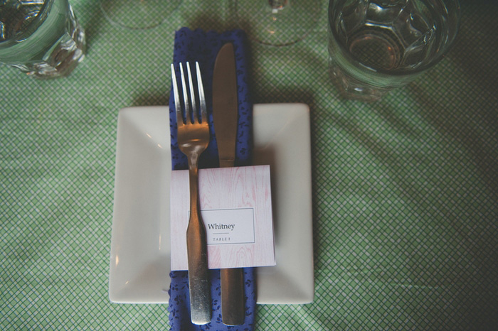 wedding place setting