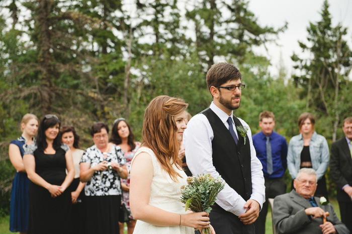 outdoor wedding ceremony