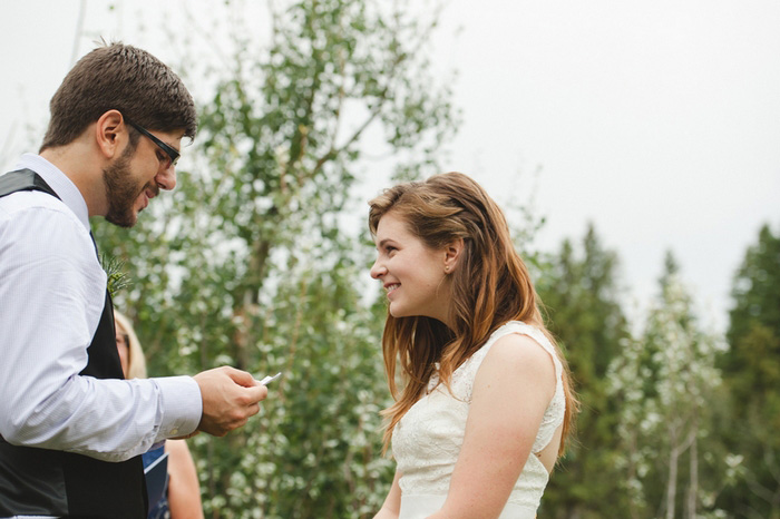 outdoor wedding ceremony