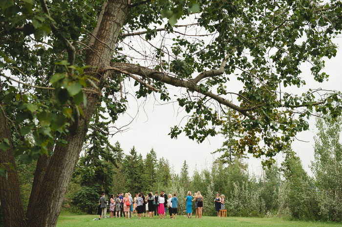 outdoor park wedding