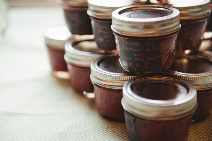 Jam wedding favors