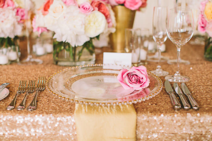 The Other Metallic: Rose Gold Wedding Inspiration