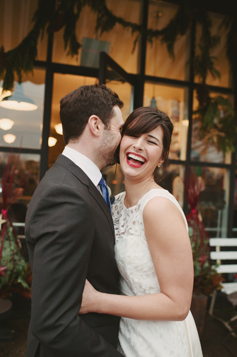 bride laughing