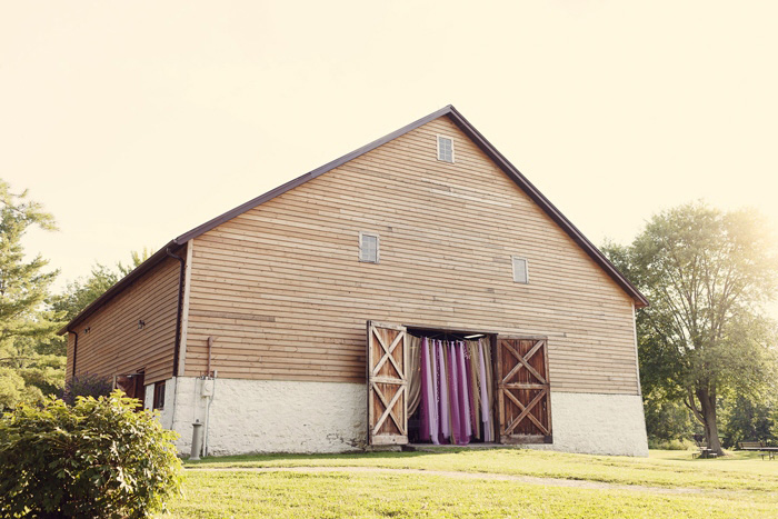 barn reception venue exterior