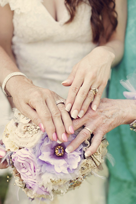 3 generations wedding rings