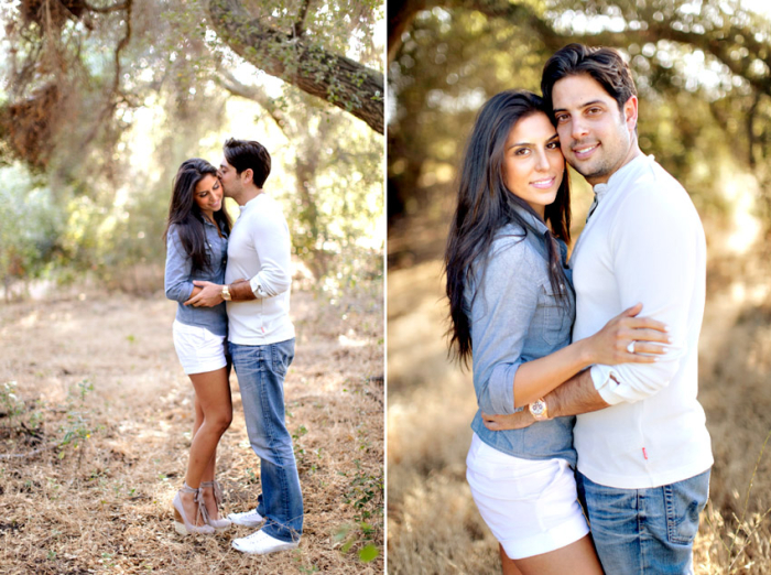 rustic engagement shoot