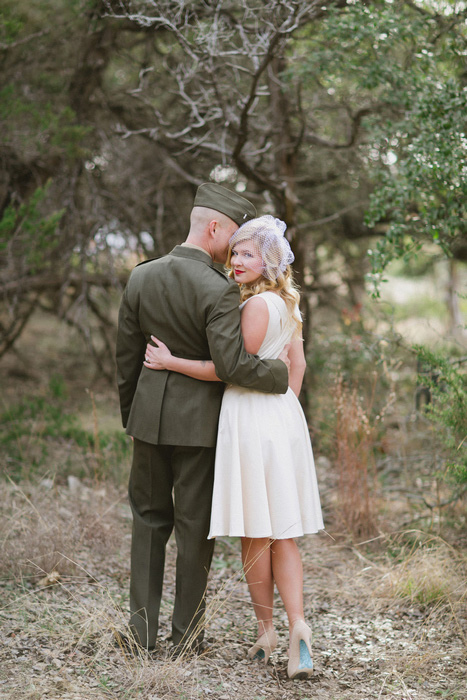 intimate wedding portrait