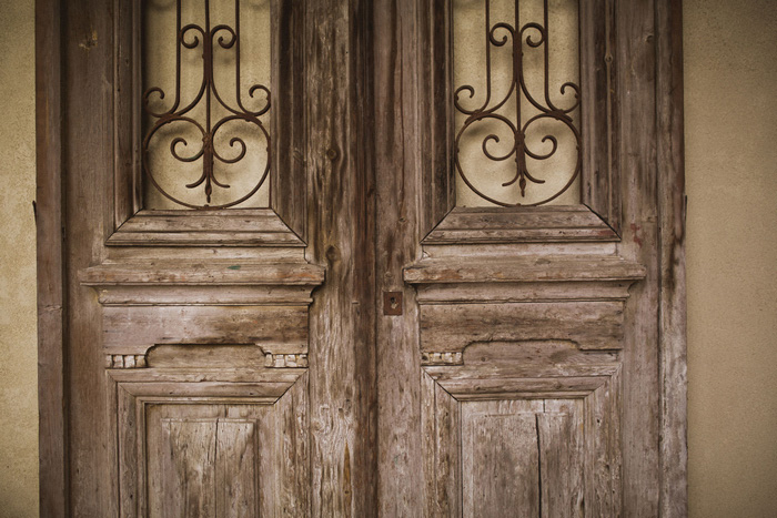 wooden chapel doors