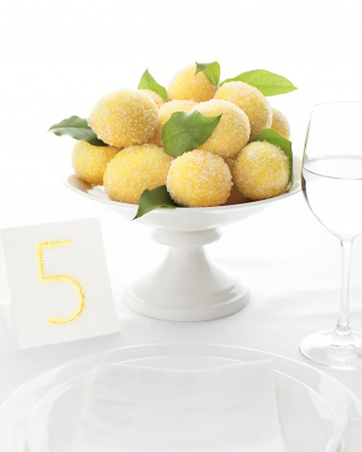 lemon centrepieces