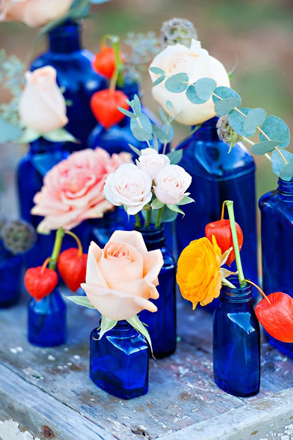 Cobalt Color Wedding