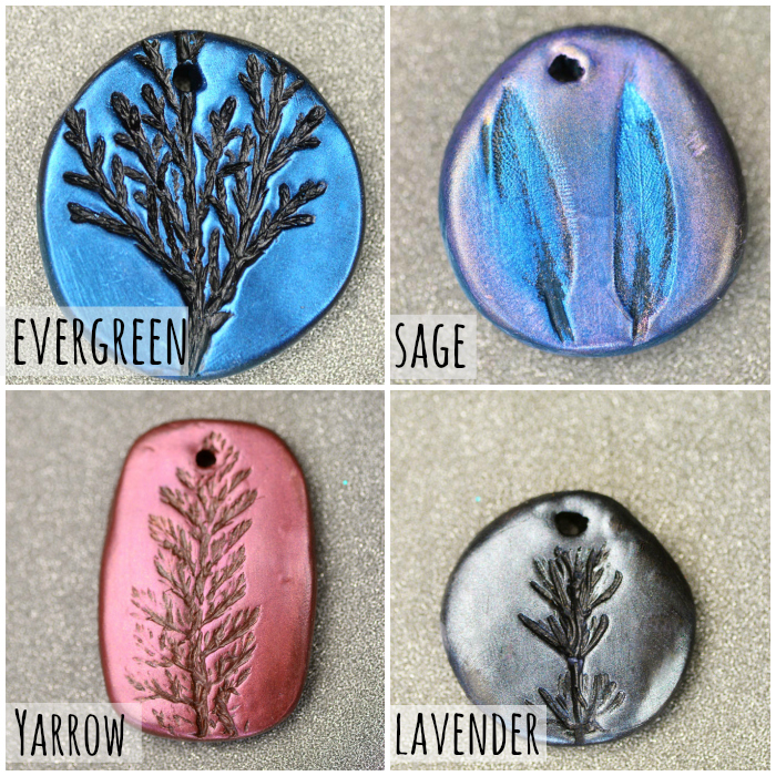 diy stamped pendants