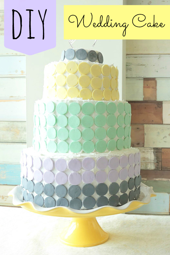 diy wedding cake