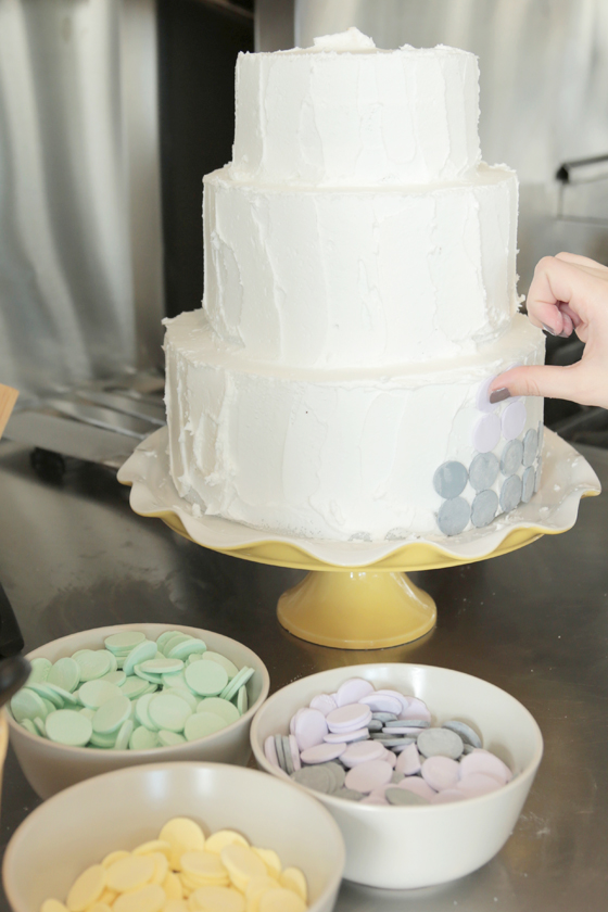 DIY Wedding  Cake  Candy Wafer Cake 