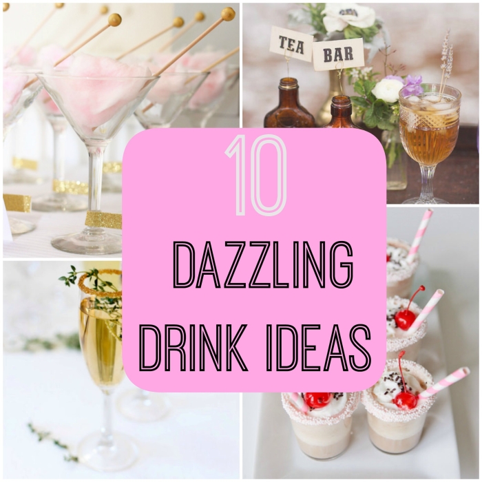 drink ideas wedding