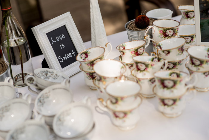wedding tea cups