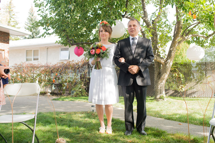 bride with father