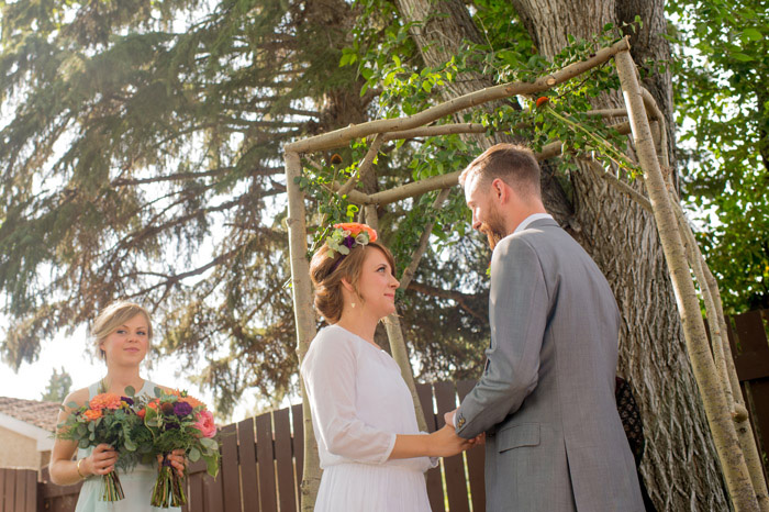 outdoor wedding ceremony