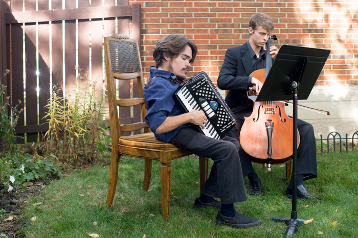 wedding cellist and accordionist