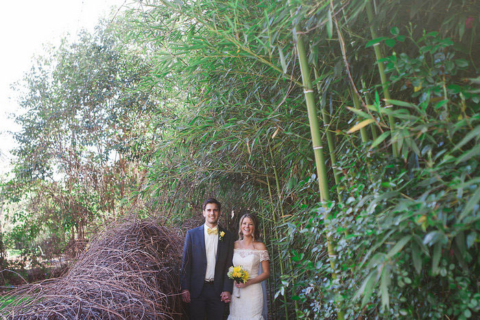 farm wedding portrait